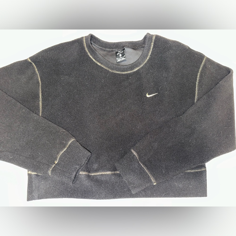 Nike fleece cropped pullover